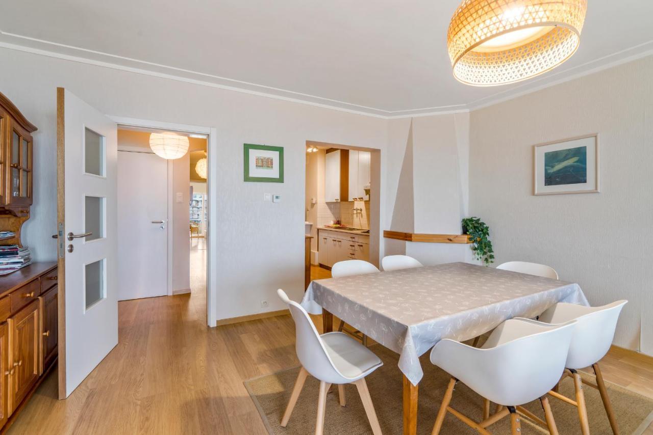 Zonnig Familie App Op Zeedijk Met Zeezicht Voor 6P Apartment Oostende Exterior foto